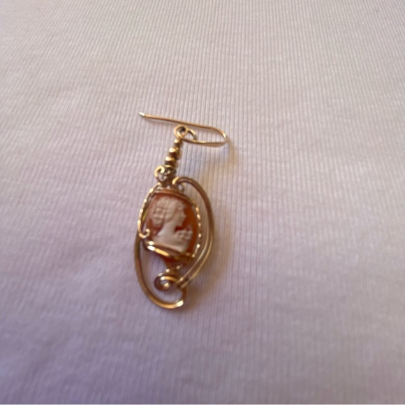 14k hand carved cameo hand made - Picture 5 of 8